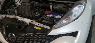 Акумулятор на Nissan Juke