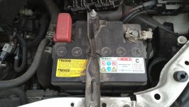 Акумулятор на Toyota Corolla e170