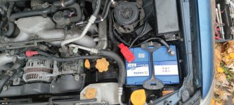 Акумулятор на Subaru Forester