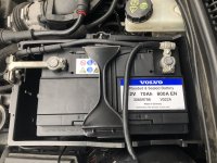 Акумулятор на Volvo S40